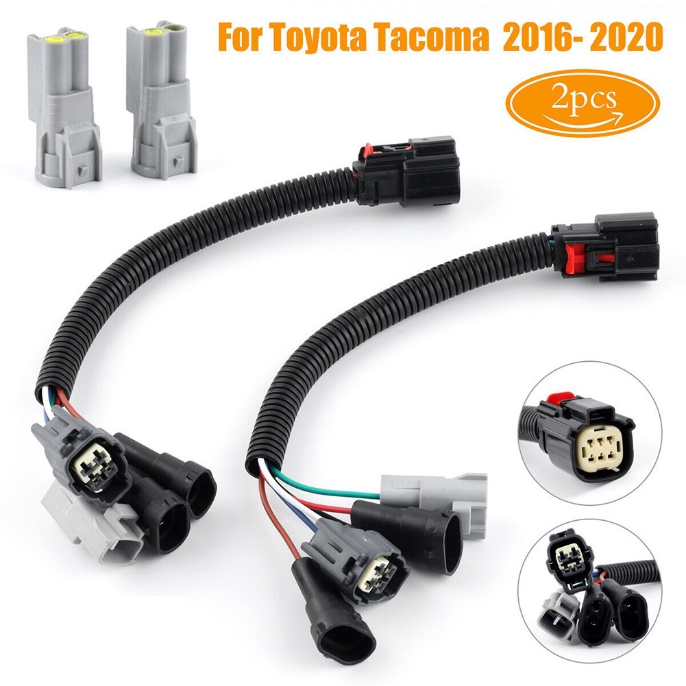 Stable Brightness LED Headlight Conversion Connector Set for Toyota For Tacoma