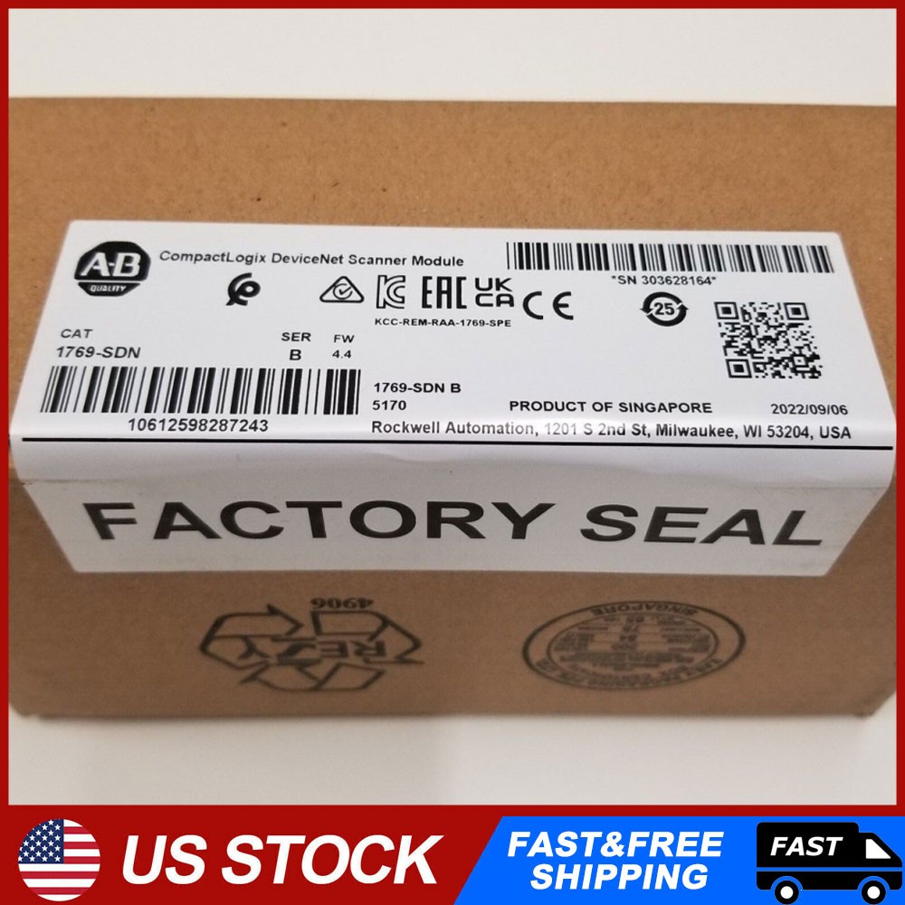 New Factory Sealed 1769-SDN CompactLogix DeviceNet Scanner Module Free Shipping