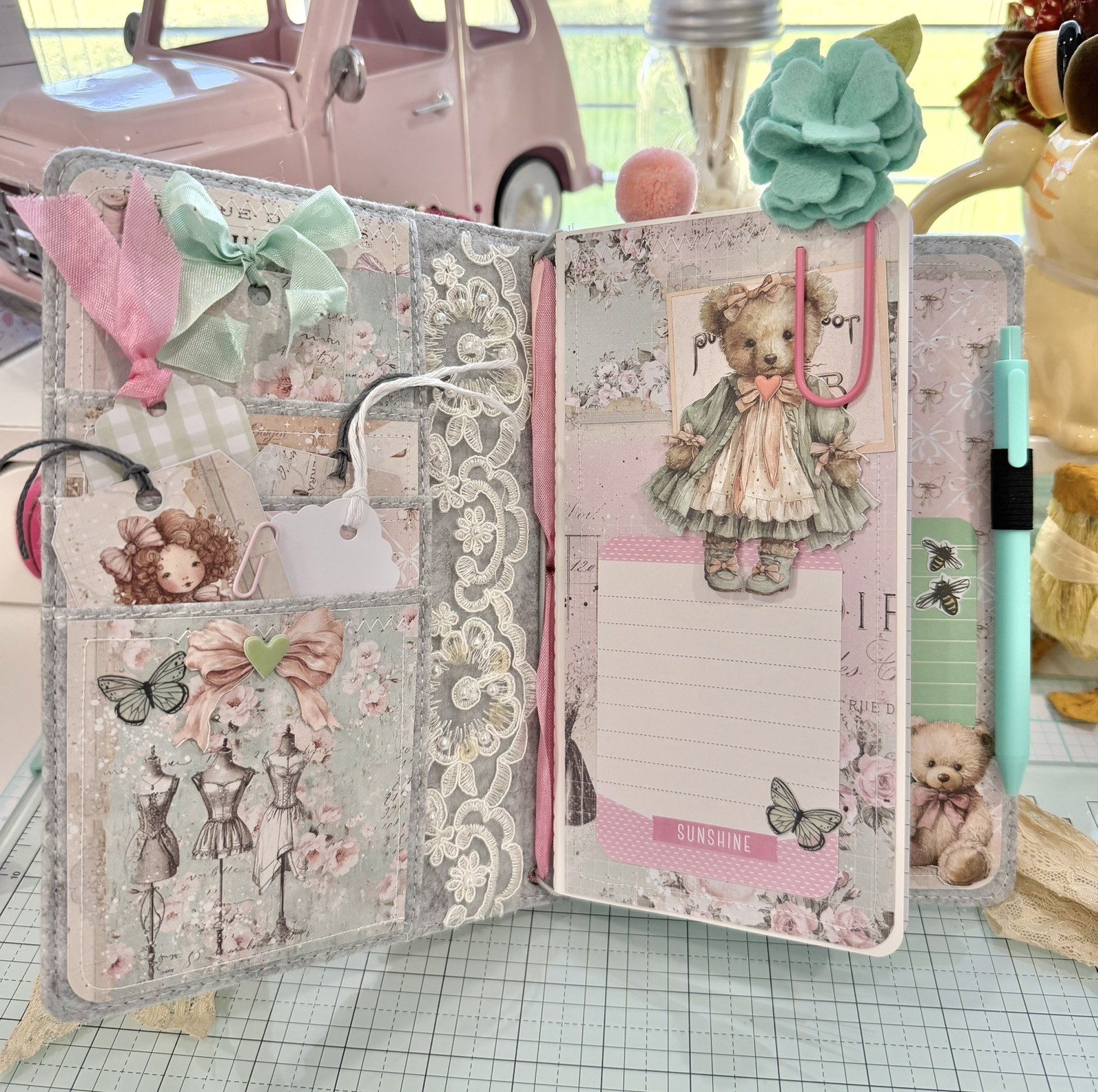 Handmade Scrapbook Junk Journal Mini Album
