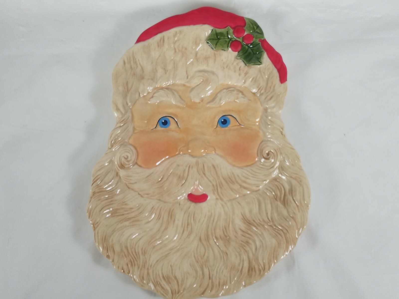 Dept 56 Santa Clause Platter Cookie Platter