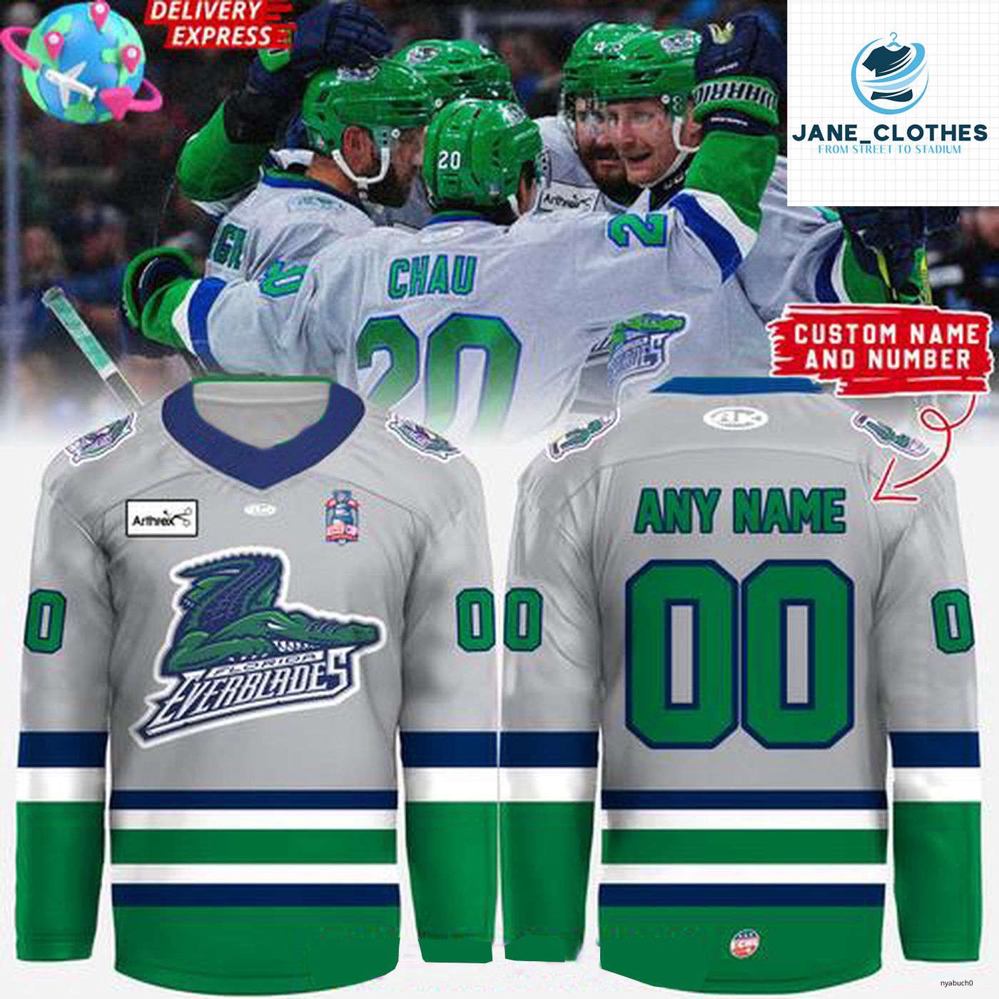 Personalized Florida Everblades 2025 Kelly Cup Playoffs Hockey Shirt Unisex Fit