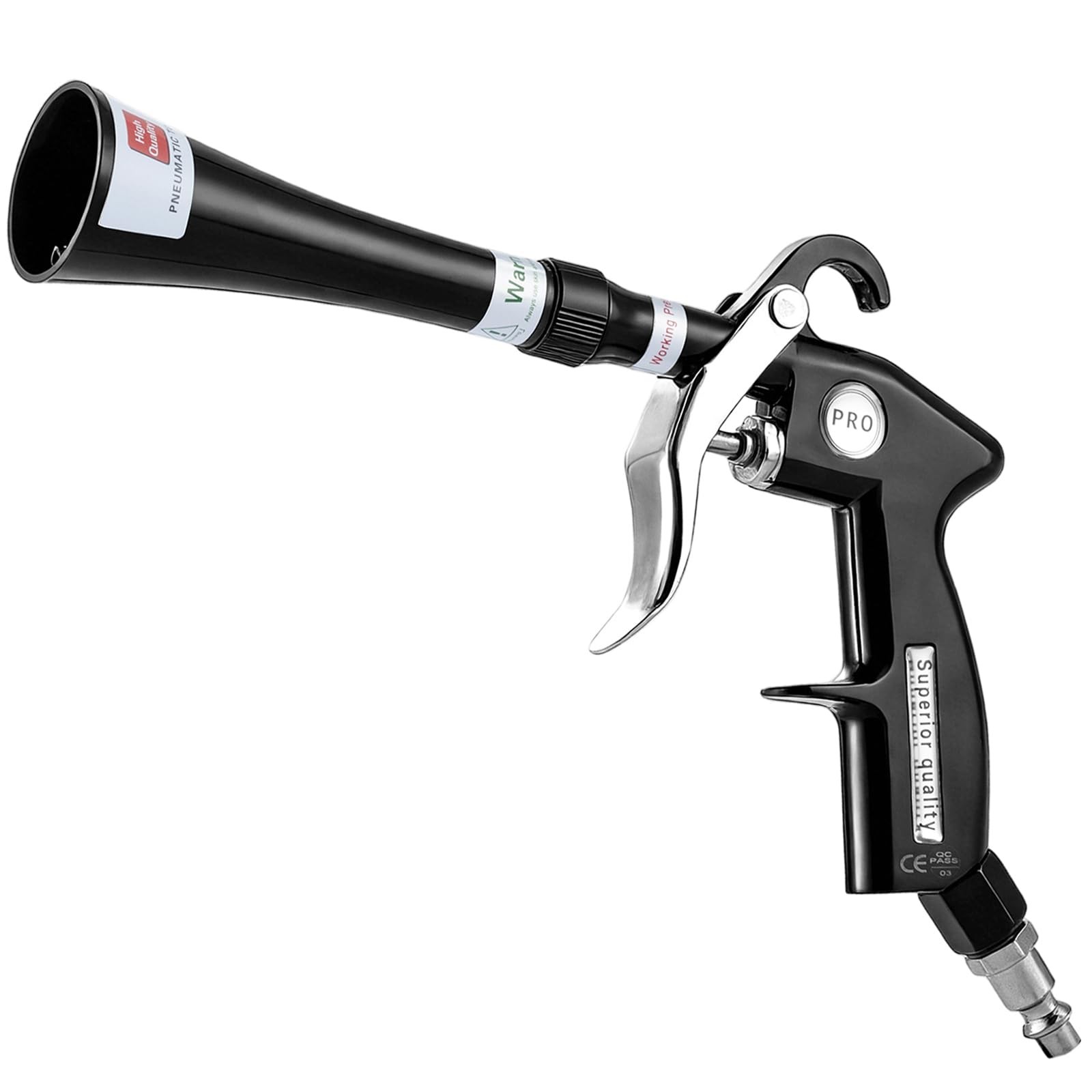 High Pressure Tornado Car Cleaning Gun – Detailing Air Gun with Brass Nozzle,...