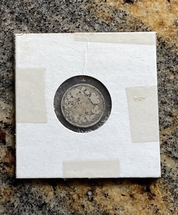 1882-H Canada 5 Cents ~ Silver Coin ~