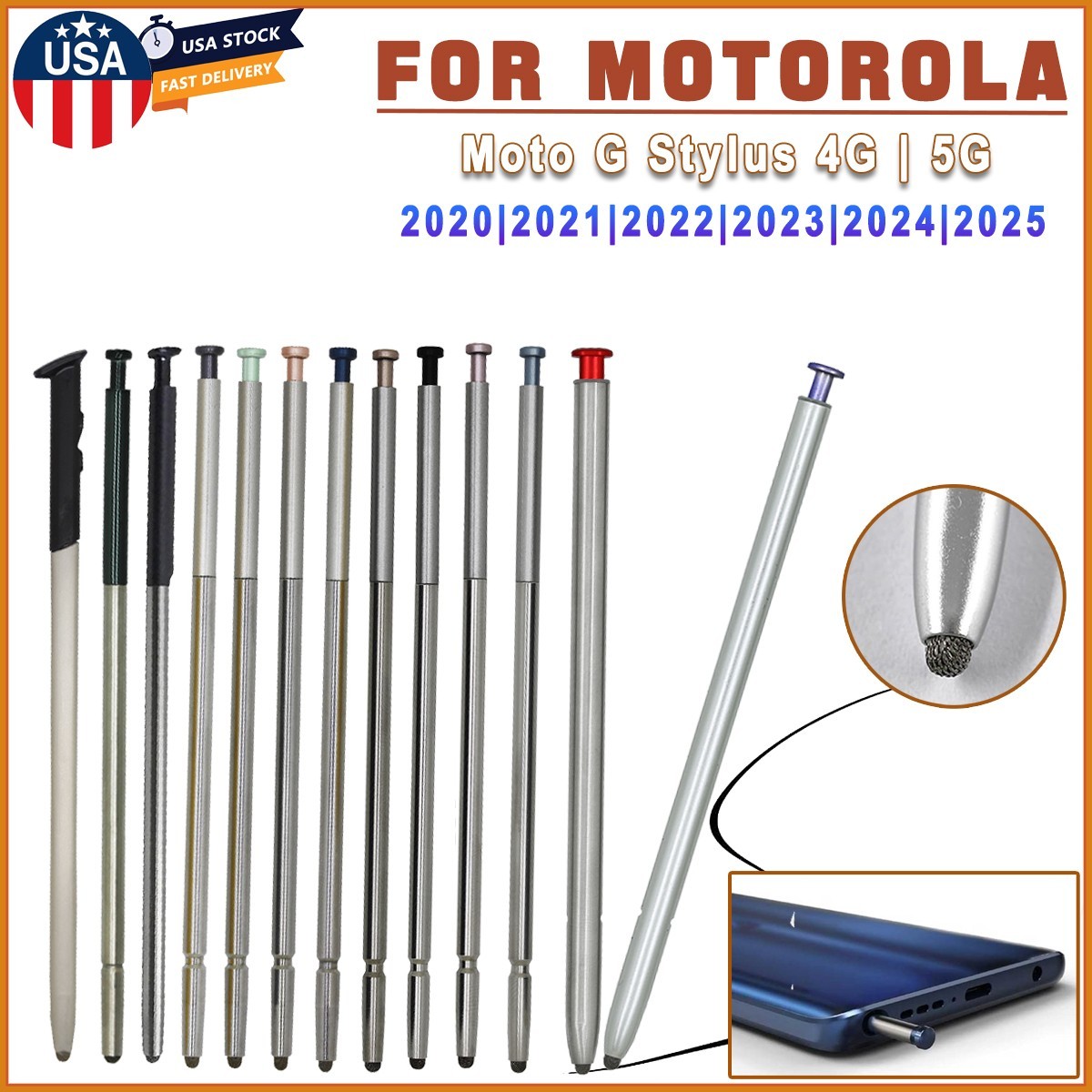 S Stylus Touch Pen TO Motorola Moto G Stylus 2020 2021 2022 2023 2024 2025 4G 5G