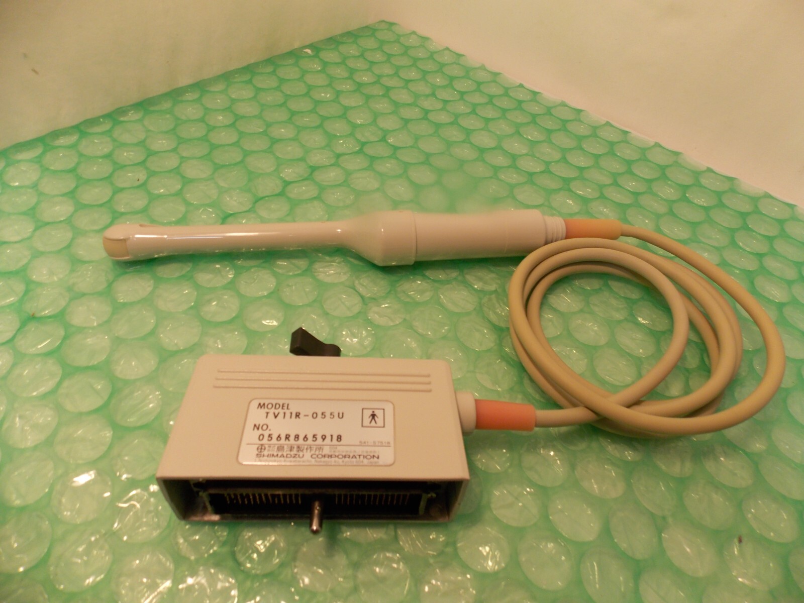 SHIMADZU  MODEL:TV11R-055U  4-8MHz  Ultrasound Transducer Probe (LAM-1761)