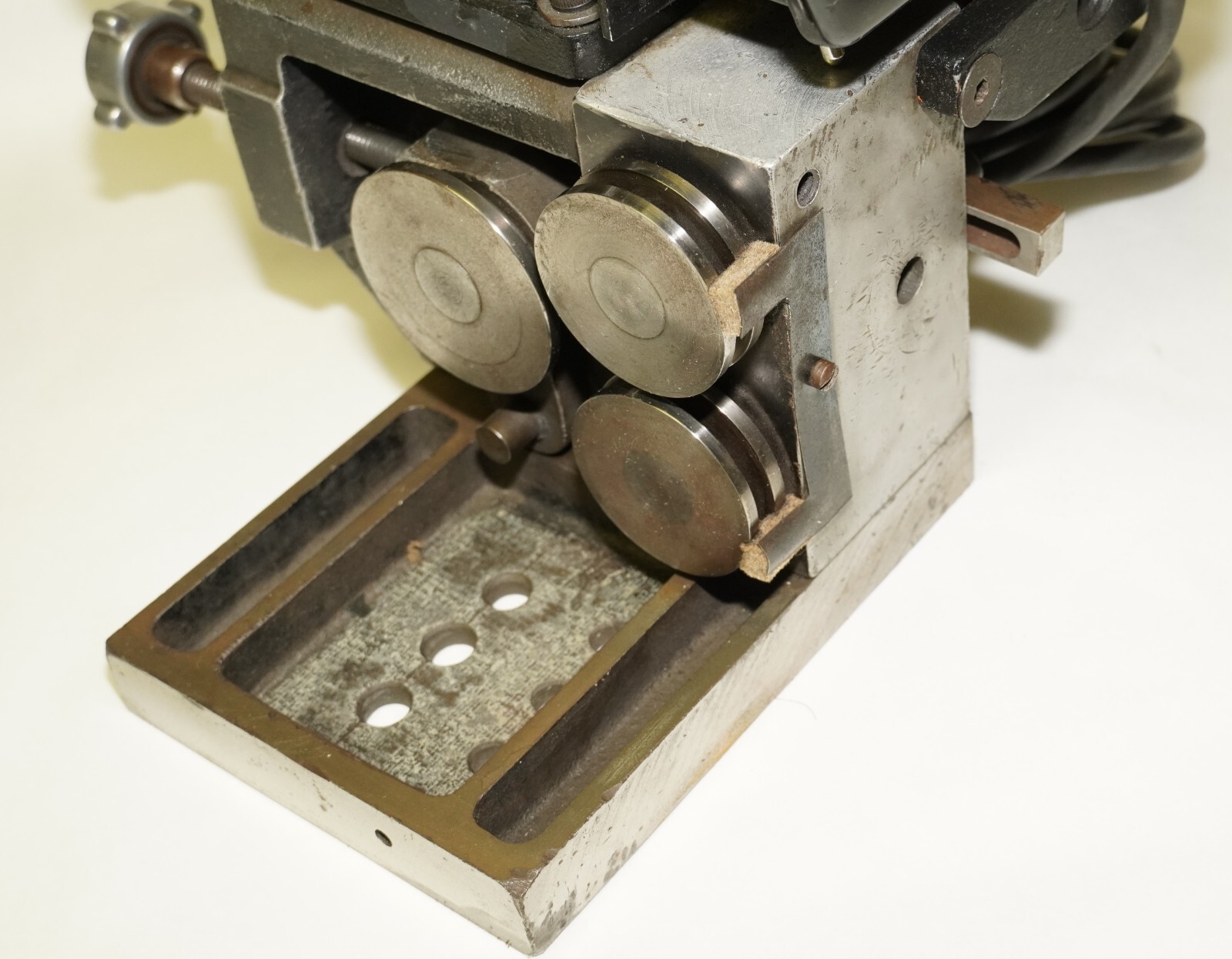 St. Mary Type Roll Spin - Motorized Grinding Fixture - Punch Pin