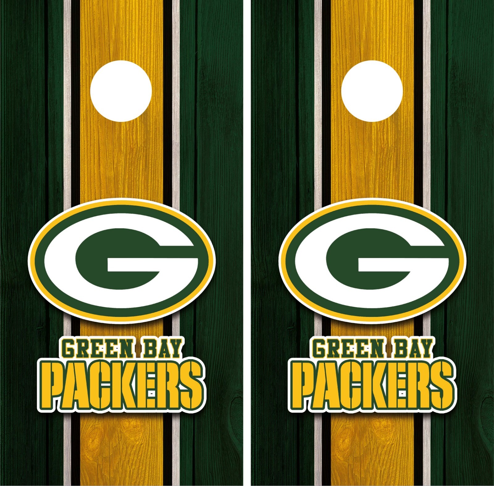 Green Bay Packers Cornhole Board Vinyl Sticker - Decal Wrap VZ666