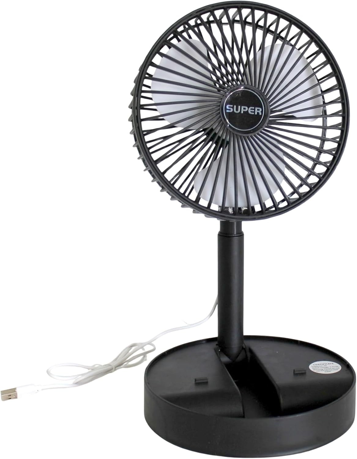 Dependable Industries  entials Telescopic Folding USB Desk Fan –