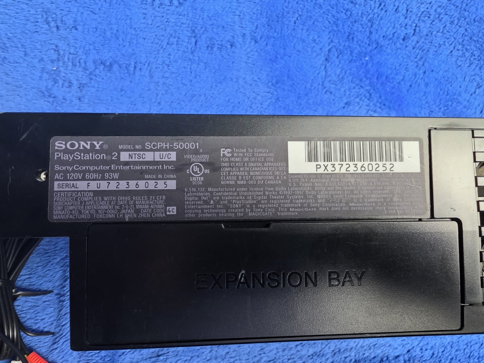 Sony PlayStation 2 PS2 Fat Console Bundle SCPH-50001 TESTED/WORKING Ships TODAY!