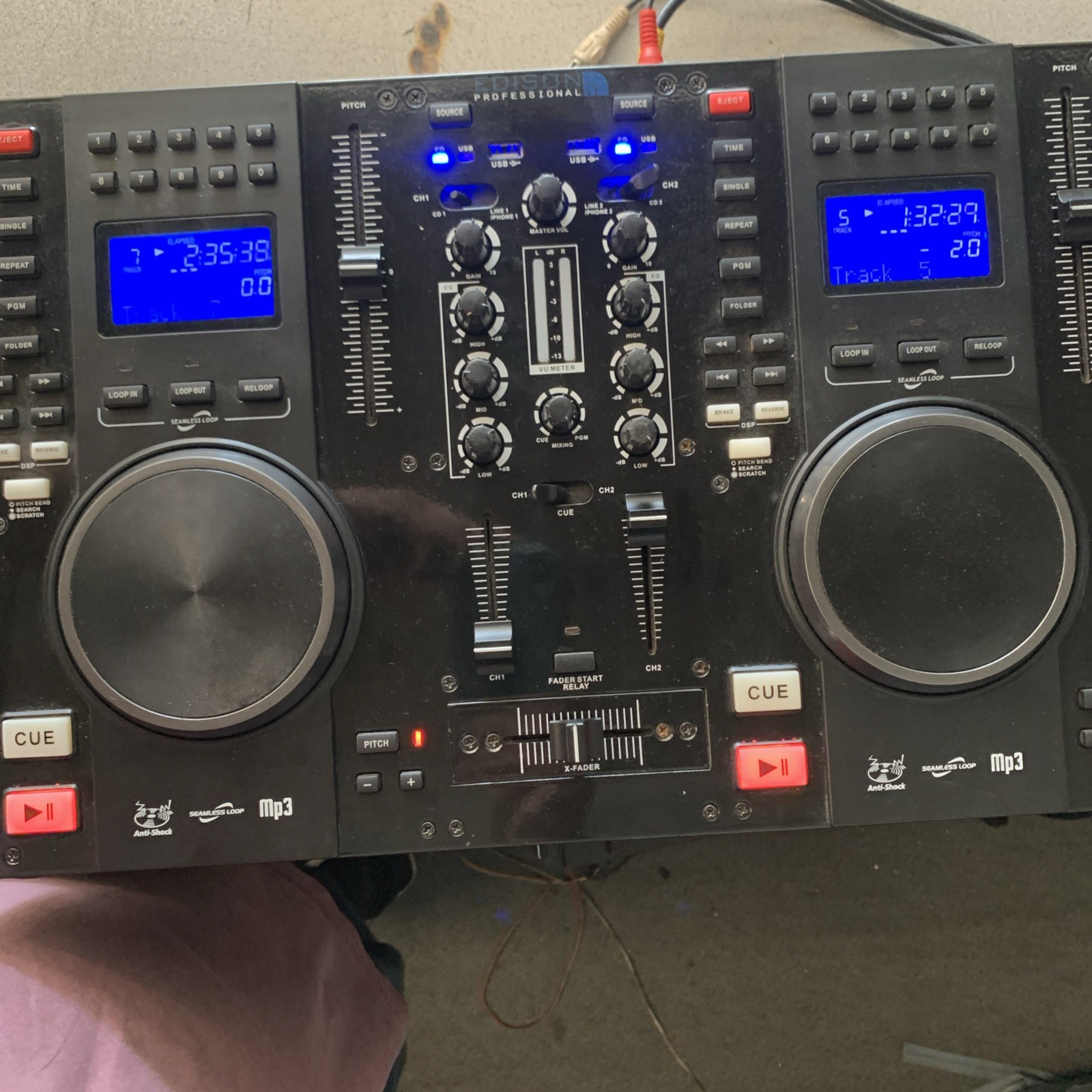 Edison Scratch 2500 DJ Audio Mixer