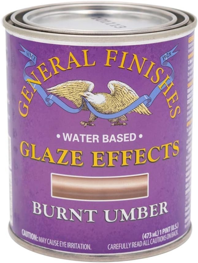 General Finishes Glaze Effects - Burnt Umber - Pint