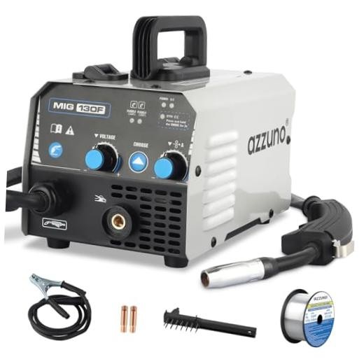 MIG Welder,Flux Core Welder Machine 110V 130Amp, Gasless MIG Welding Machine