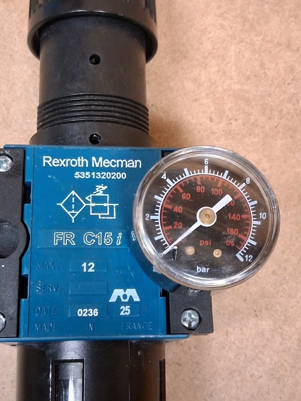 Rexroth Mecman 5351320200 FR C15 Filter Regulator