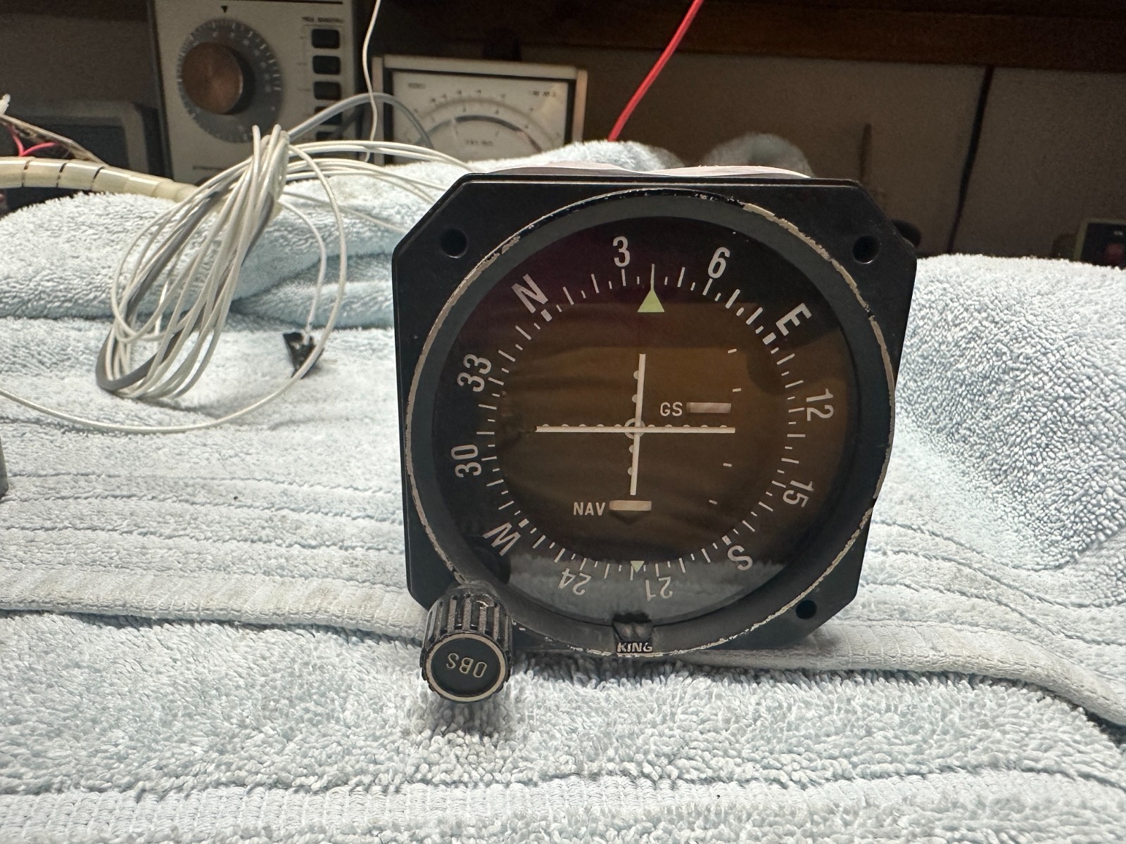 King KI-209 GS, VOR, LOC Indicator, PN 066-3056-01, 11-33 Volts