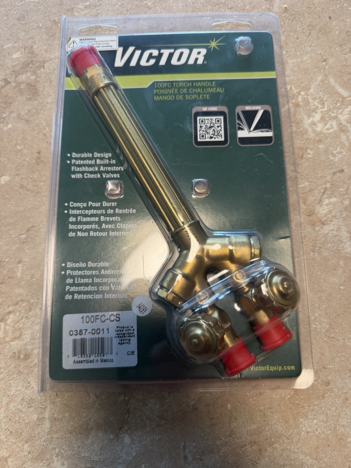 Victor 100FC Cutting Torch Handle with Cutting Attachment 0387-005 And 0387-0011