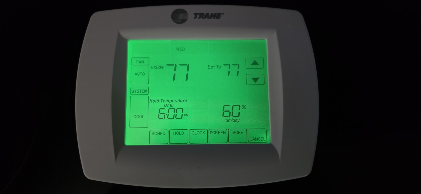 WORKS PERFECT Trane TCONT803AS32DAA TH8321U1030 7-Day Touch Thermostat FREE SHIP
