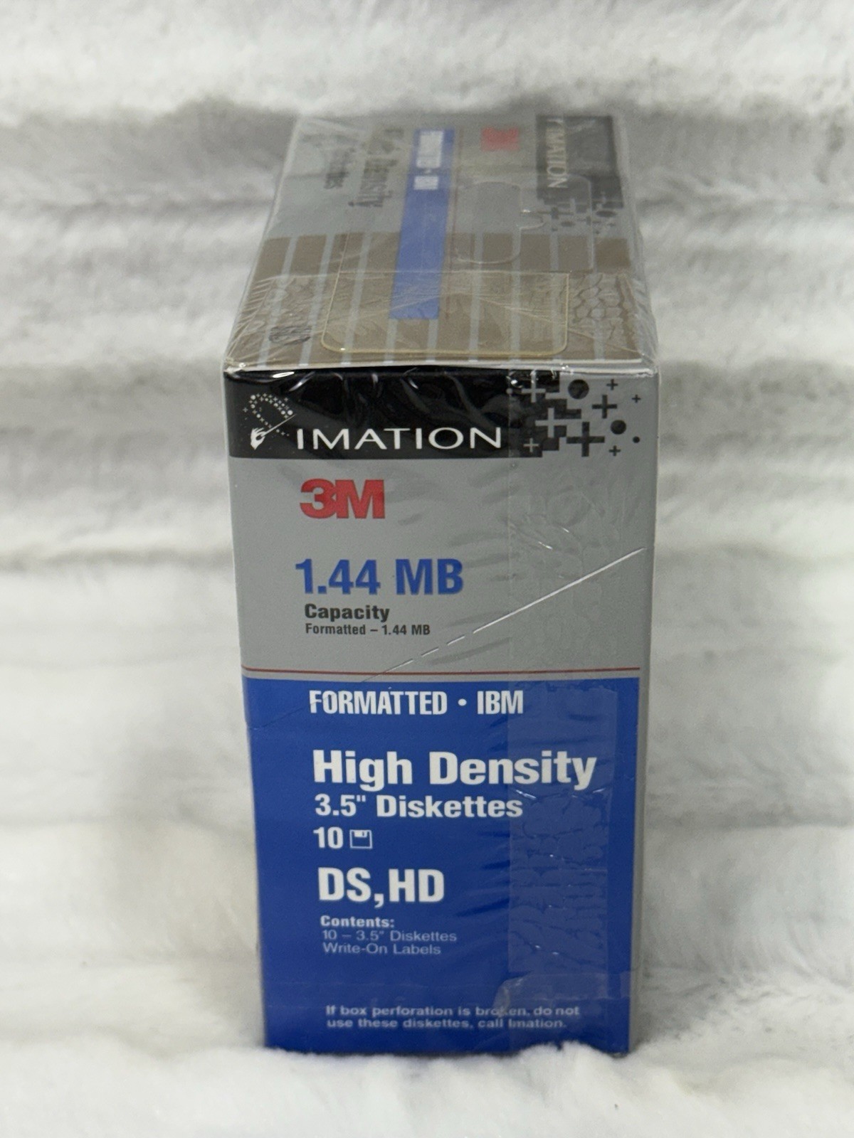 NEW 3M 3.5" High Density Diskettes DS HD Floppy Disc 11-Pack SEALED