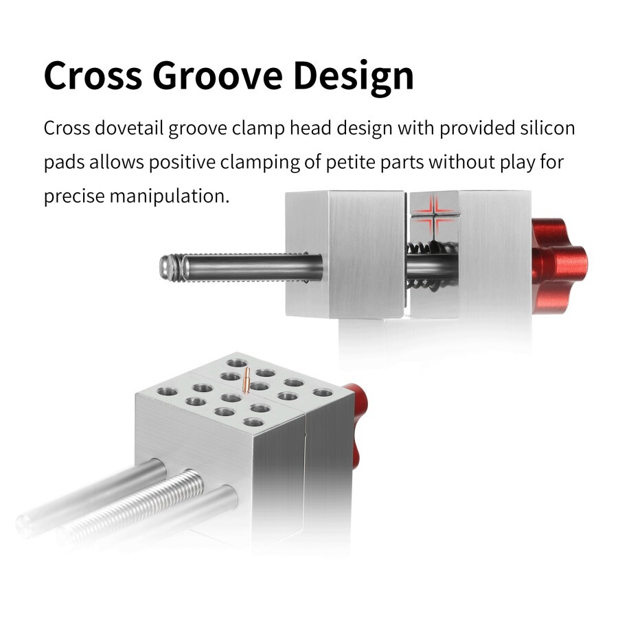 DSPIAE: Precision Stainless Steel Clamp Vise - AT-TVA&B