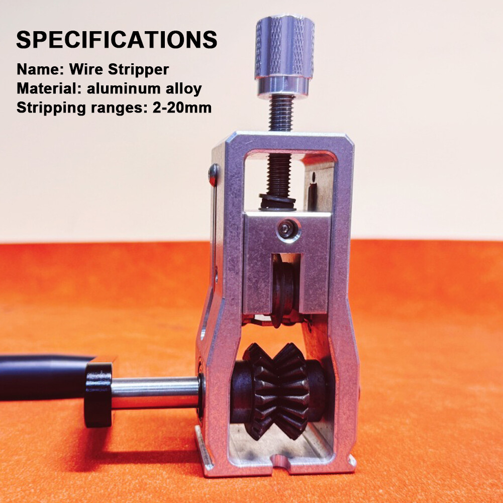Wire Stripper Manual Wire Stripping Tool 2-20mm Cable Electric Peeling Tool J2V2
