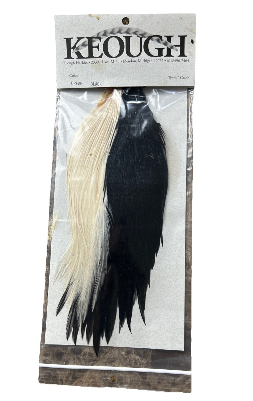 Keough Rooster Cape Fly Fishing Hackle Feathers Tyler’s Grade