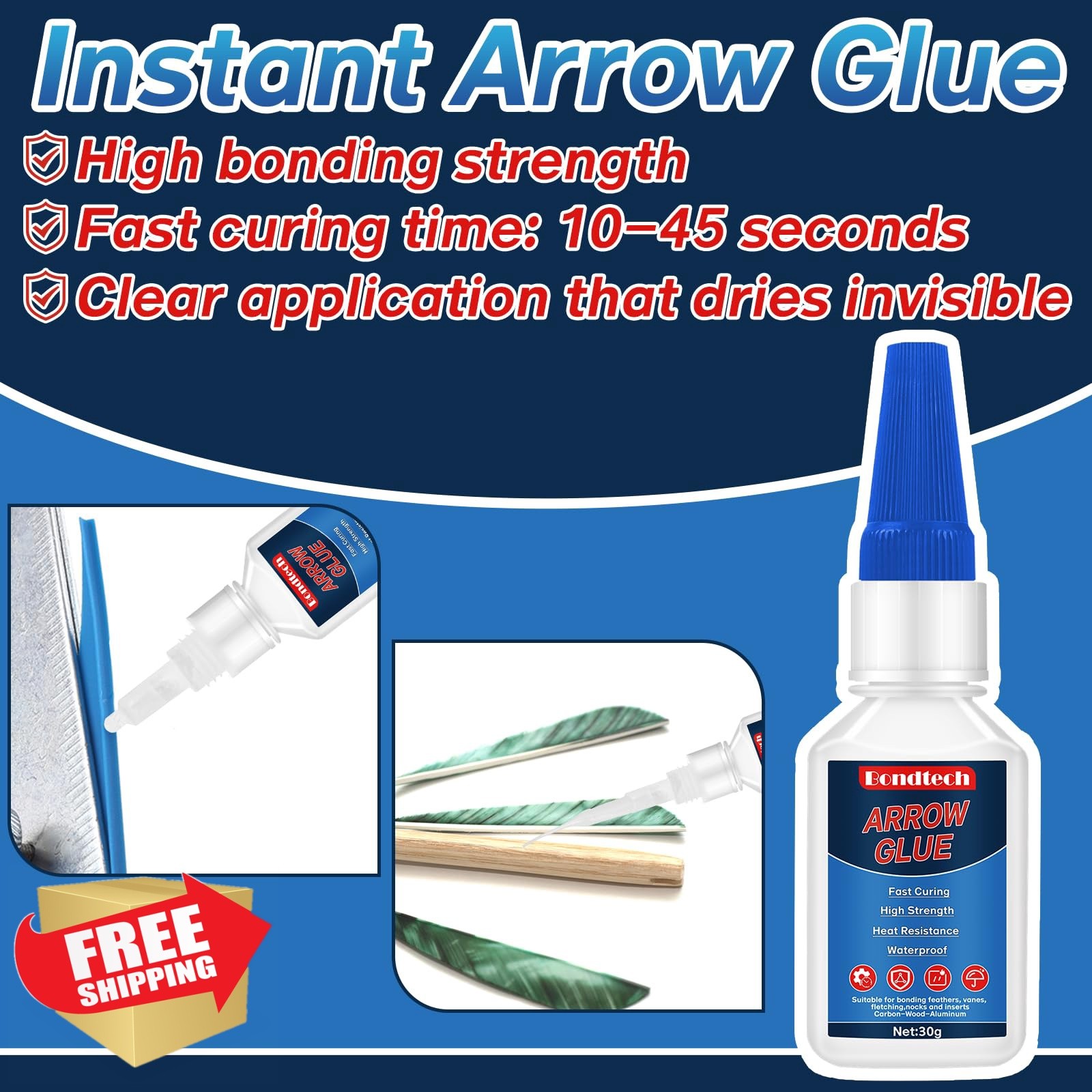 Bondtech Arrow Glue 30g Fletching Adhesive
