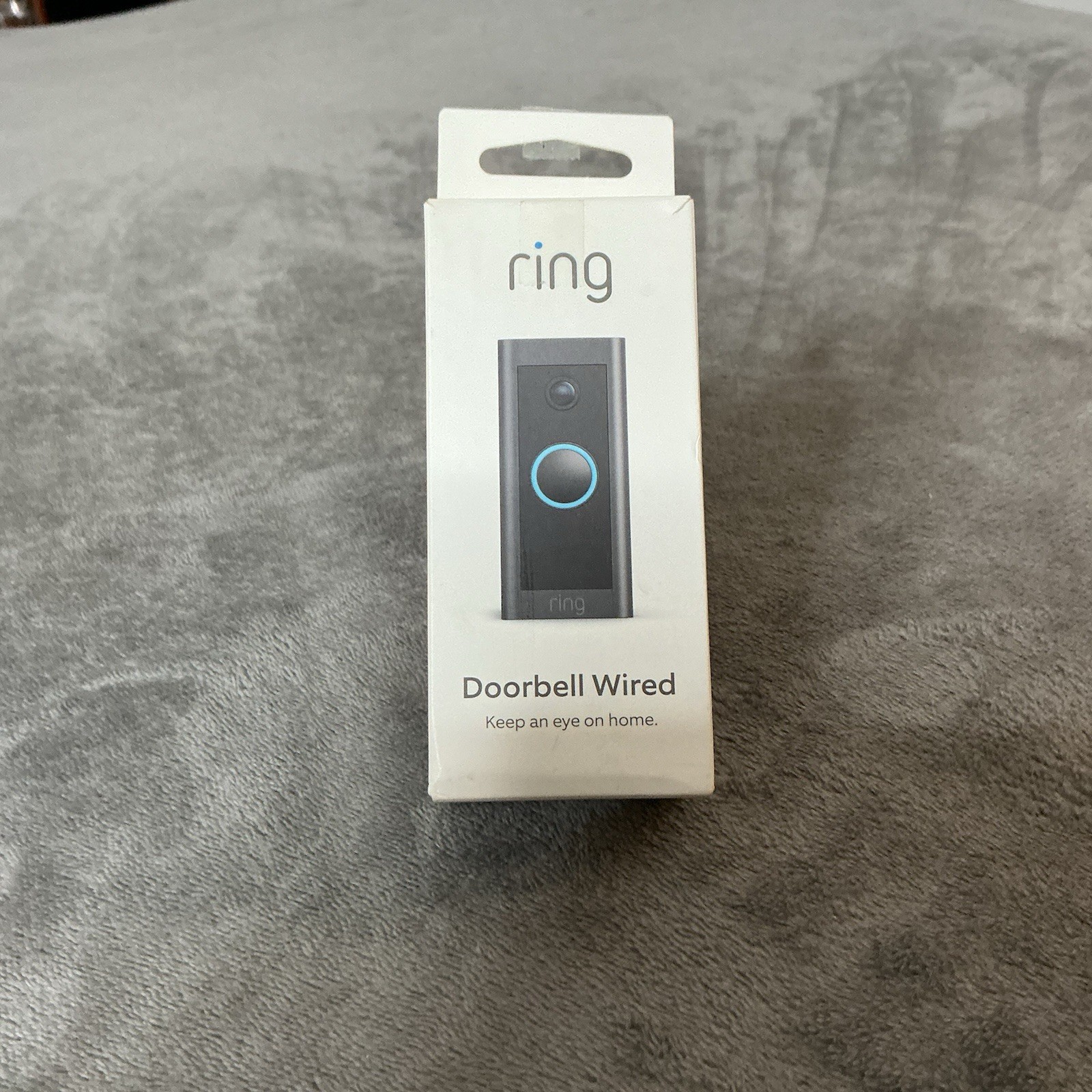 Ring Doorbell Wired Black 1080P 2 Way Talk 2021 New Open Box