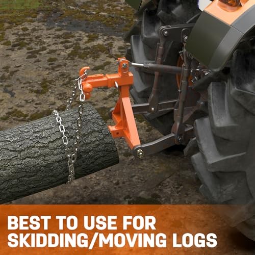 New Tractor 3 Point Hitch Receiver Attachment with Dual 2” Receiver–Include