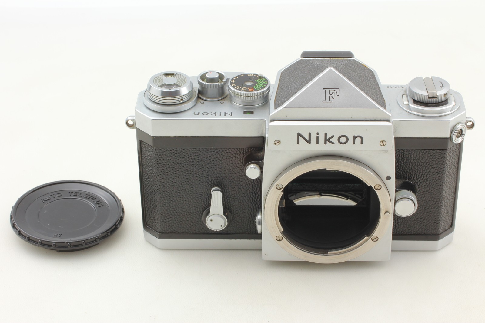 [Exc+5] Nikon F Eye Level Silver 35mm SLR Film Camera From JAPAN