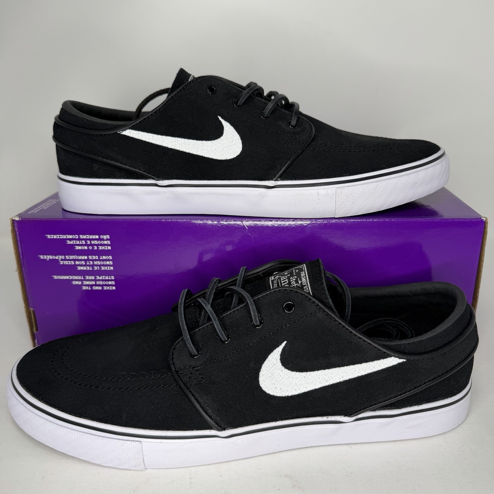 Nike SB Zoom Janoski OG+ Black White Men's Size 9.5 FD6757-001 BRAND NEW