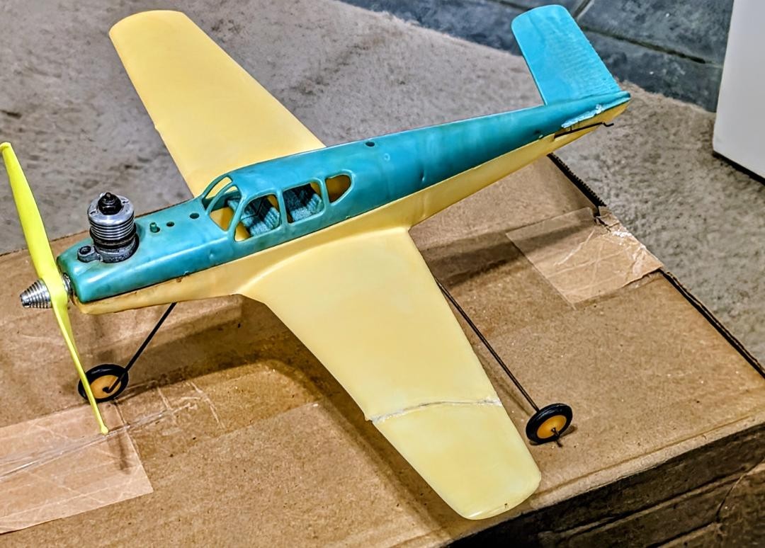 WEN-MAC "BONANZA" CONTROL LINE AIRPLANE, PARTS OR REPAIR