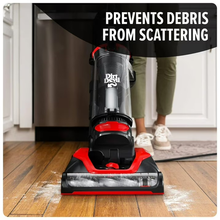 Dirt Devil Bagless Upright Vacuum Multi-Surface Extended Reach Pet UD76330V