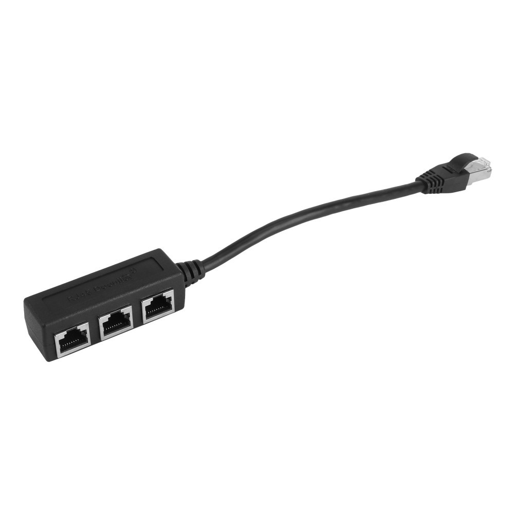 Internet Splitter Computer Ethernet Hub Extension Cord Network Cable Wire