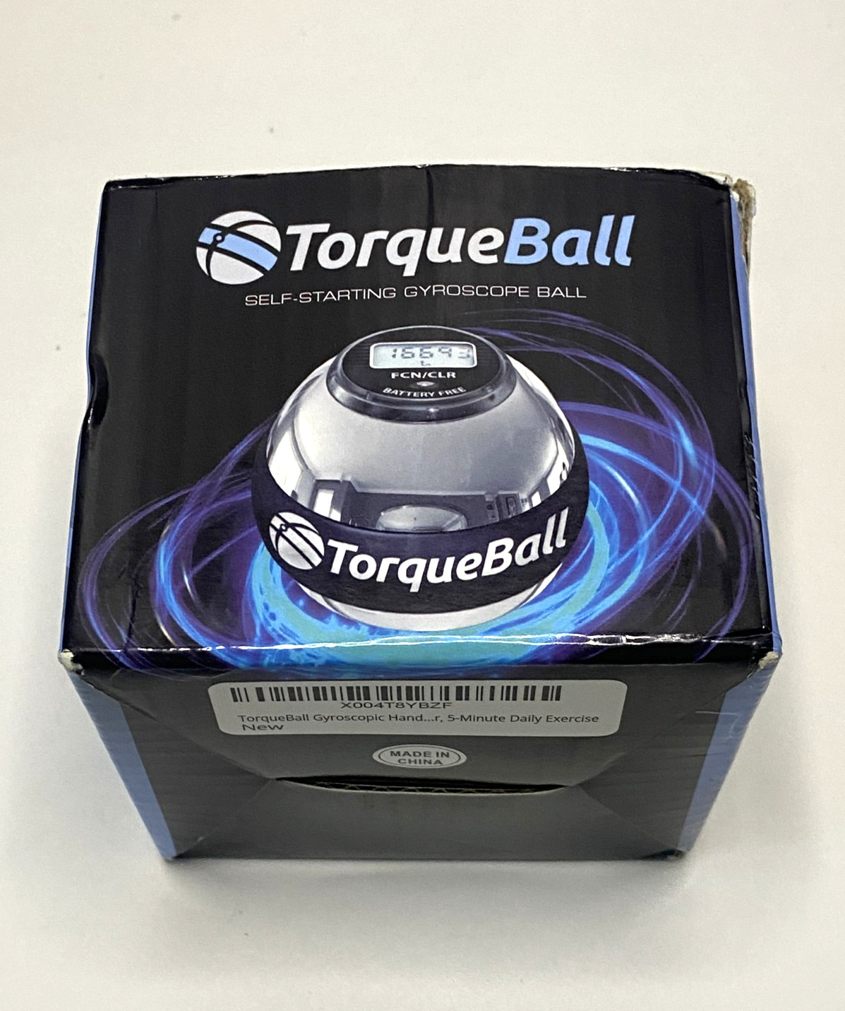 TorqueBall Self-Starting Gyroscope Hand Exerciser Wrist Forearm Trainer LCD