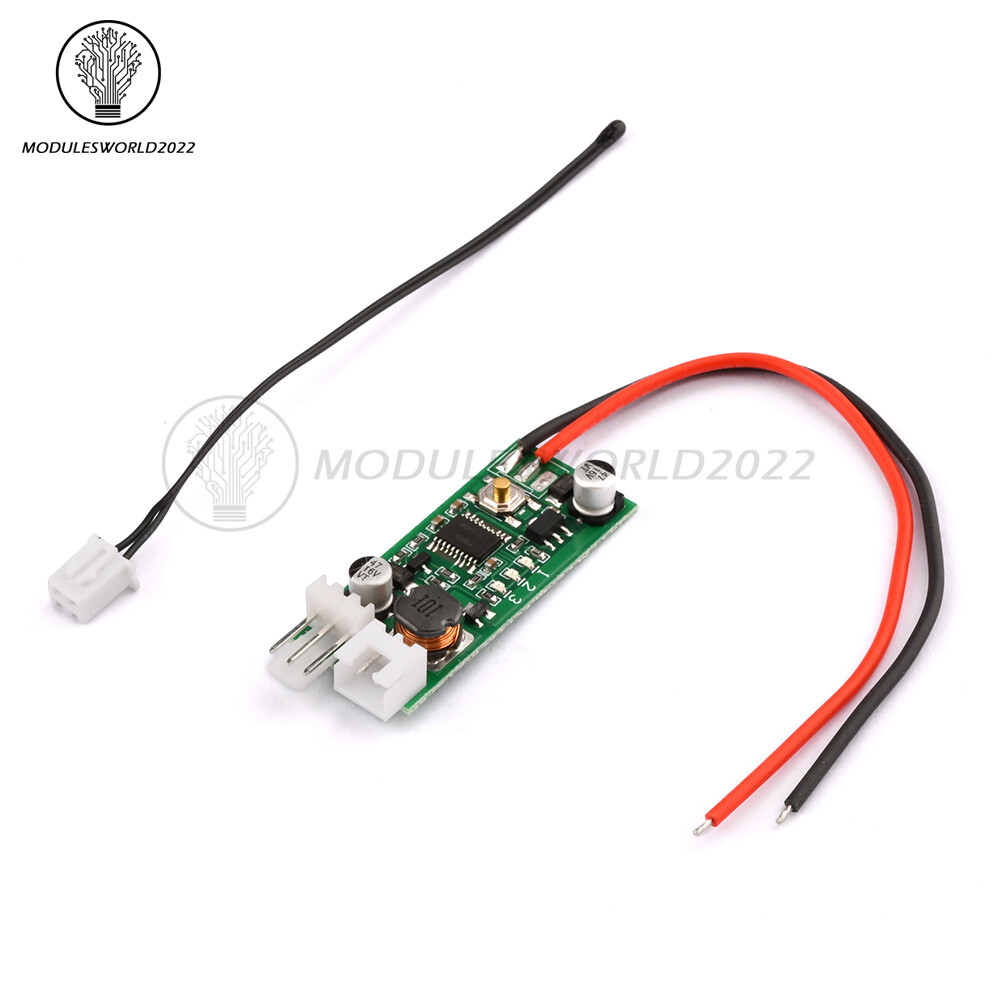 DC 12V Fan Temperature Control Speed Controller Module 2-Wire with Probe Cable