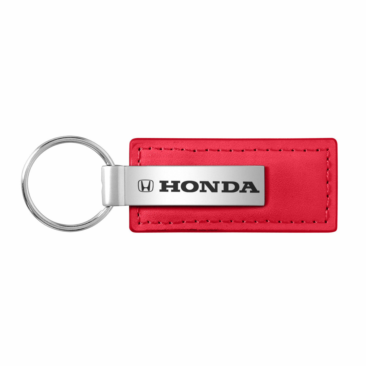 Honda Red Leather Key Chain Keychain, Official Licensed
