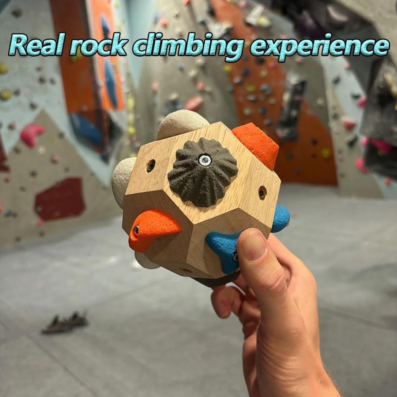 Handcrafted Boulder Block - Build Strength and Precision, Rock Climbers Gift ...