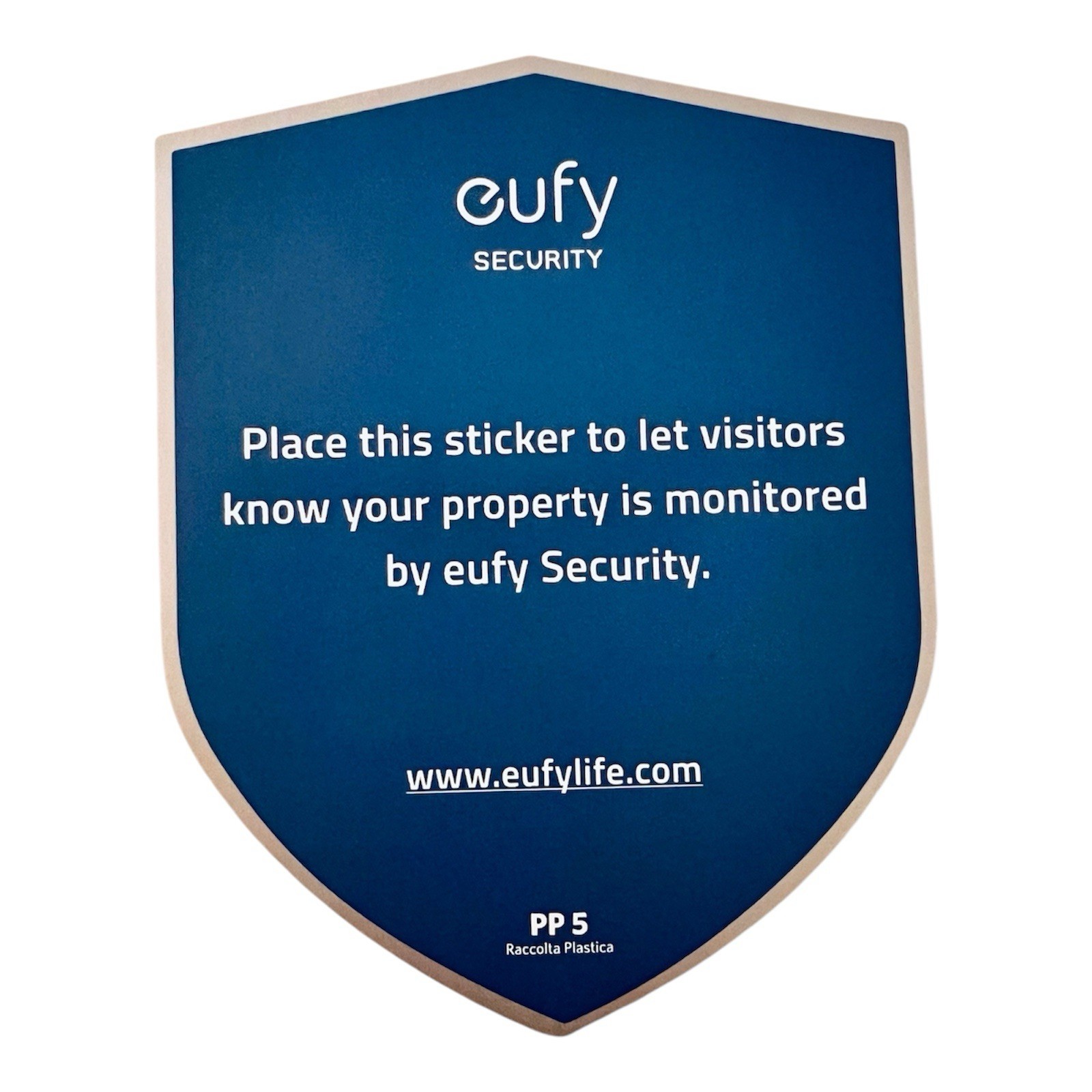 4 Pack EUFY Security Stickers Window Door Decal 24/7 Warning Monitoring