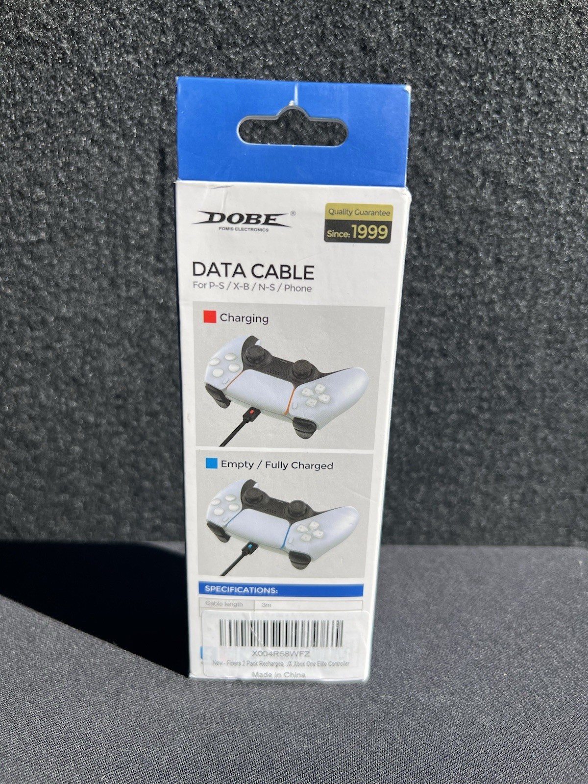 DOBE 3m USB-C Cable for PS5, Xbox, Switch & Phone
