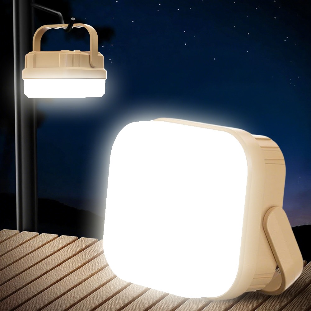 1-4Pack Camping Lantern LED Camping Tent Light Rechargeable Flashlight Portable
