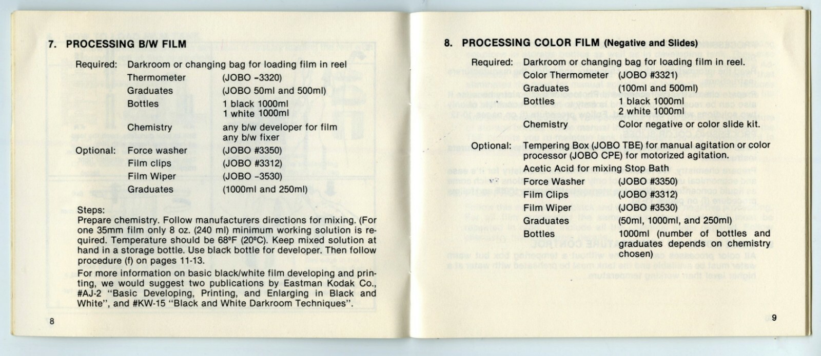 Jobo Combo 1526 Black & White Film & Paper Processing