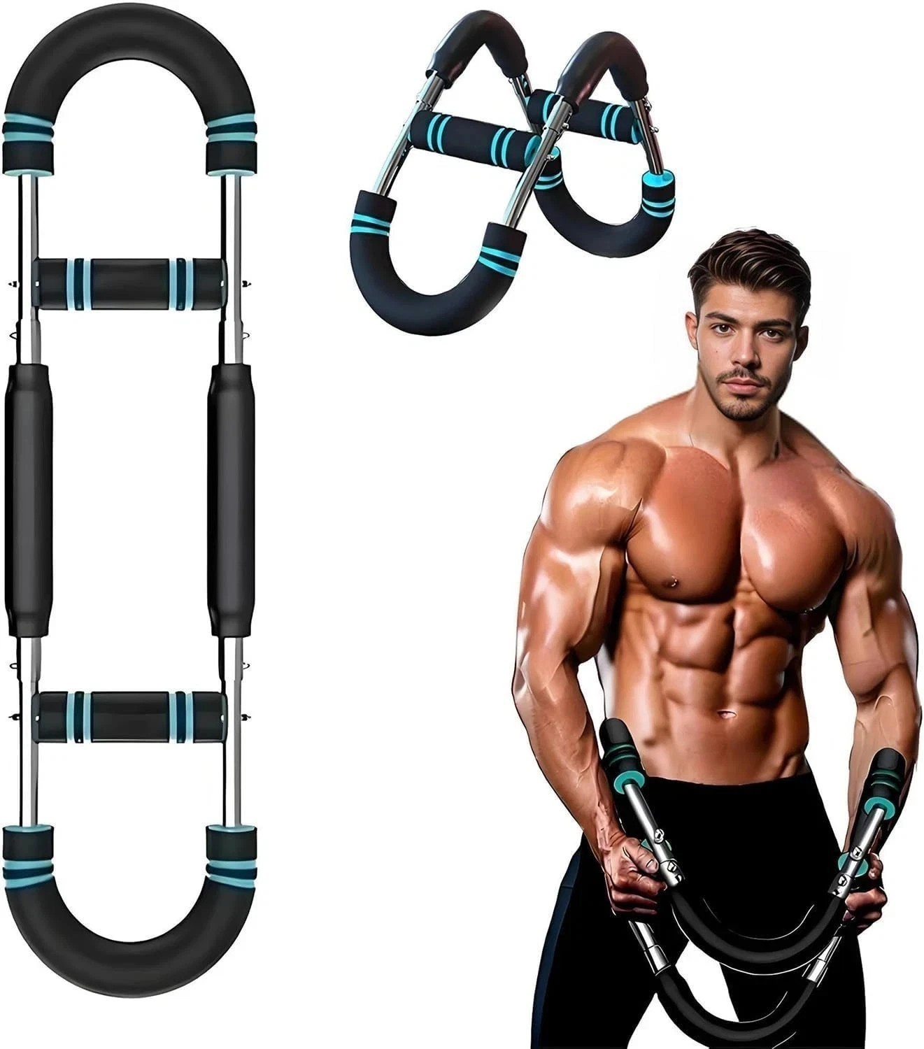 Power Twister Arm Trainer Adjustable Resistance 60-110lb Chest Expander