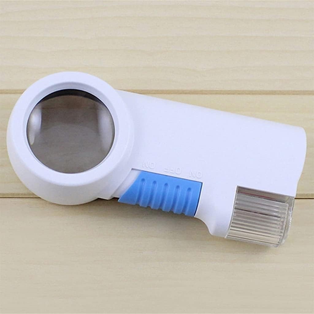 PIA INTERNATIONAL® 12X Magnifying Glass Handheld LED Light Magnifier