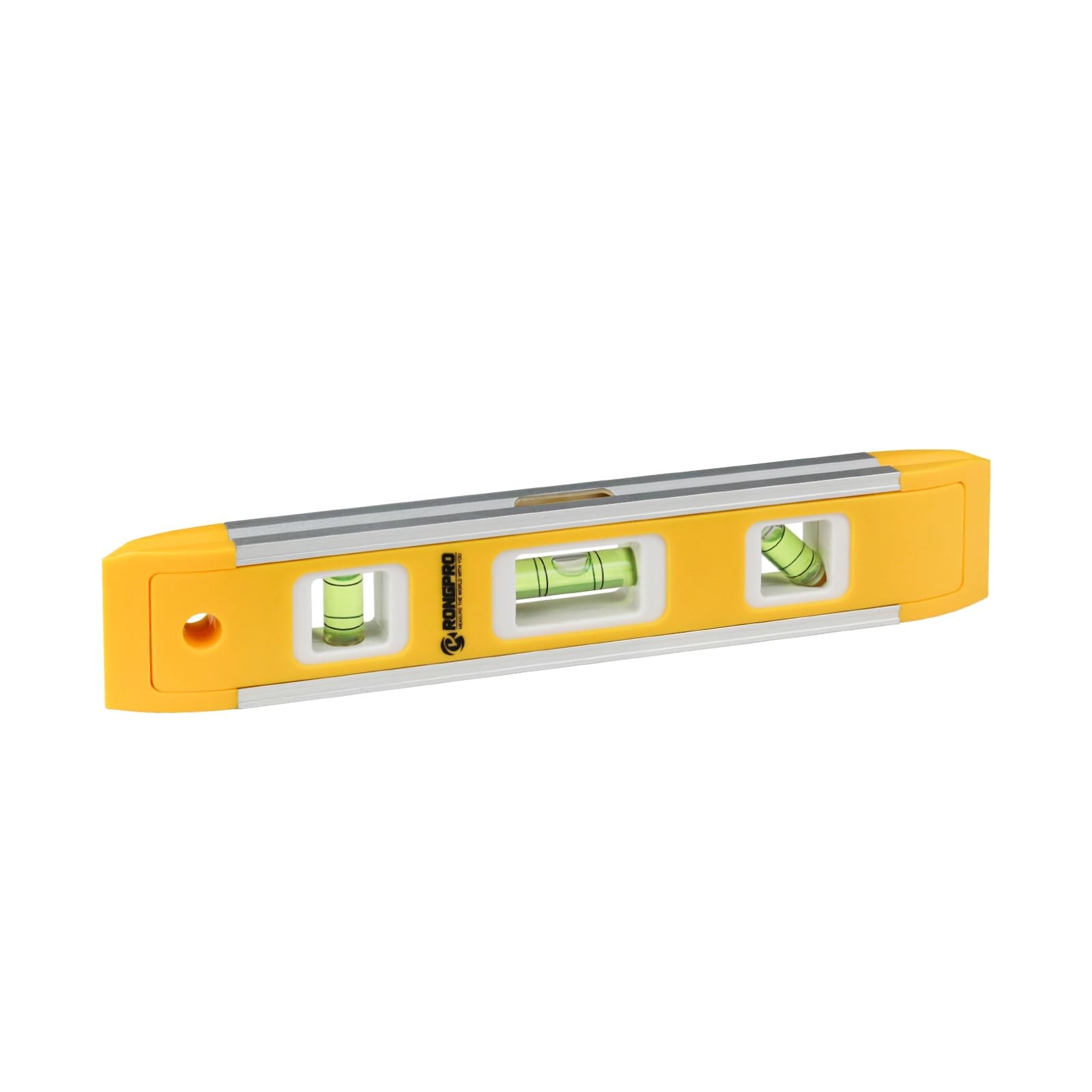 RONGPRO 9 Inch Torpedo Level, Magnetic Box Level with 1 PCS, Yellow