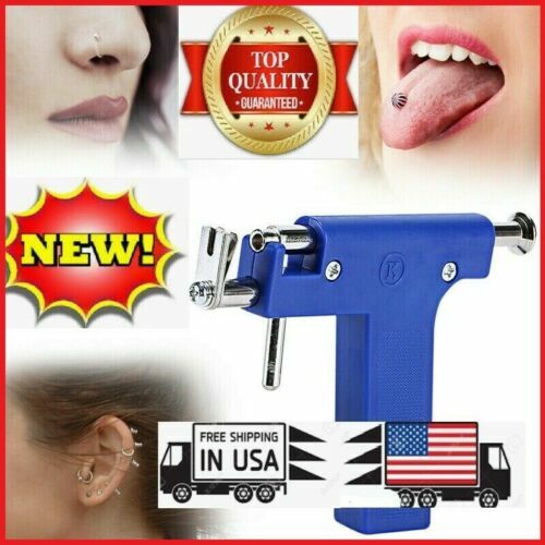 Ear Piercing Gun Kit - Self-Piercing Tool with Studs & Accessories for Home Use