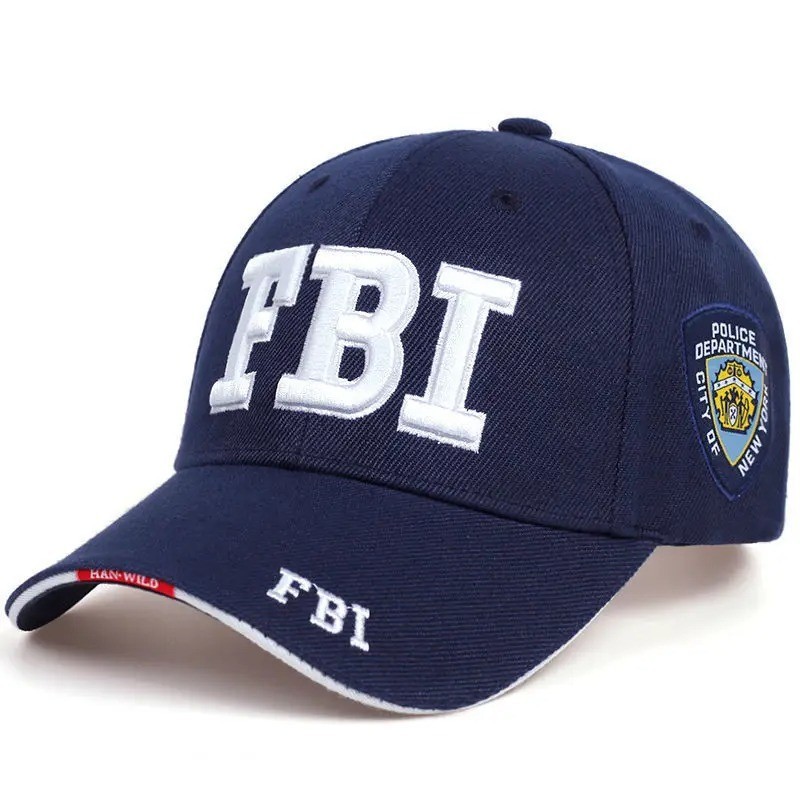 Baseball Cap FBI Officer Army SWAT Security Police US FBI Hat Embroidery New Cap