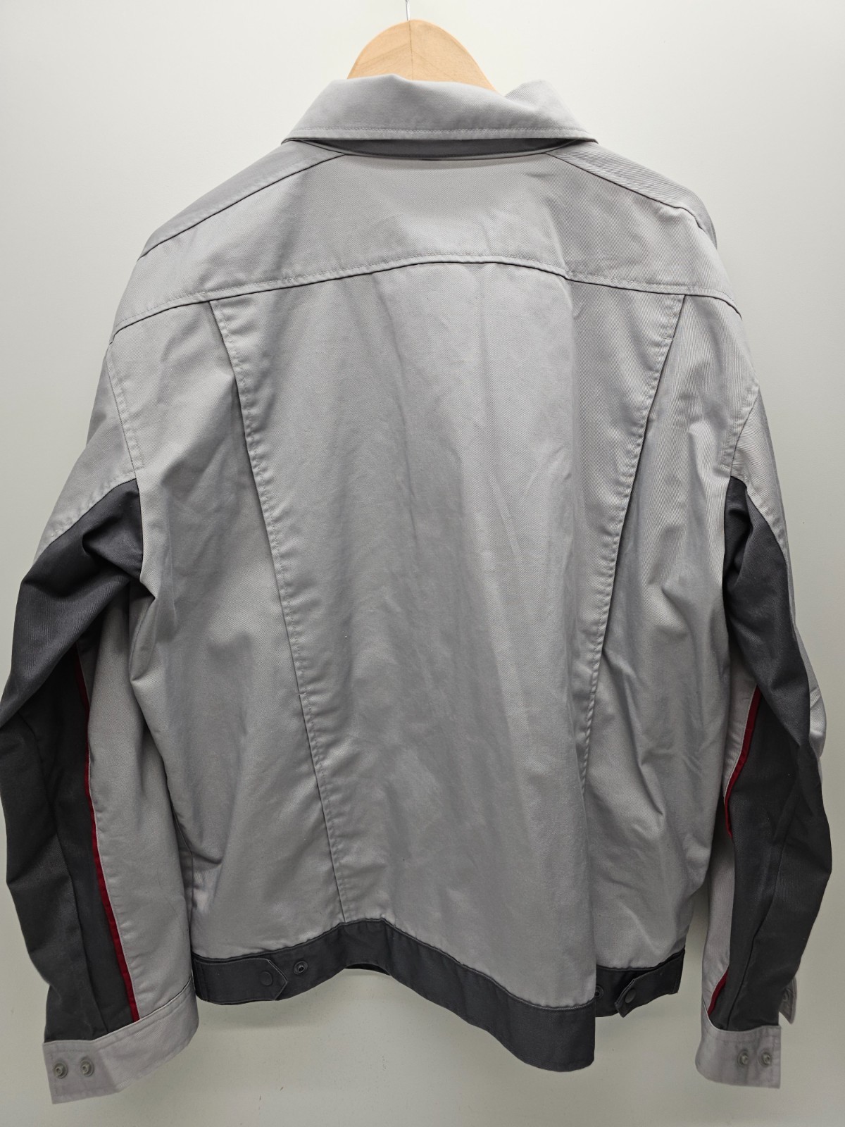 Hitachi Astemo Uniform Jacket Pants Set Size 4L Gray Red Workwear