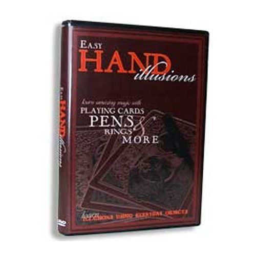 EASY HAND ILLUSIONS DVD Magic Tricks With Everyday Object Pen Card Ring Close Up