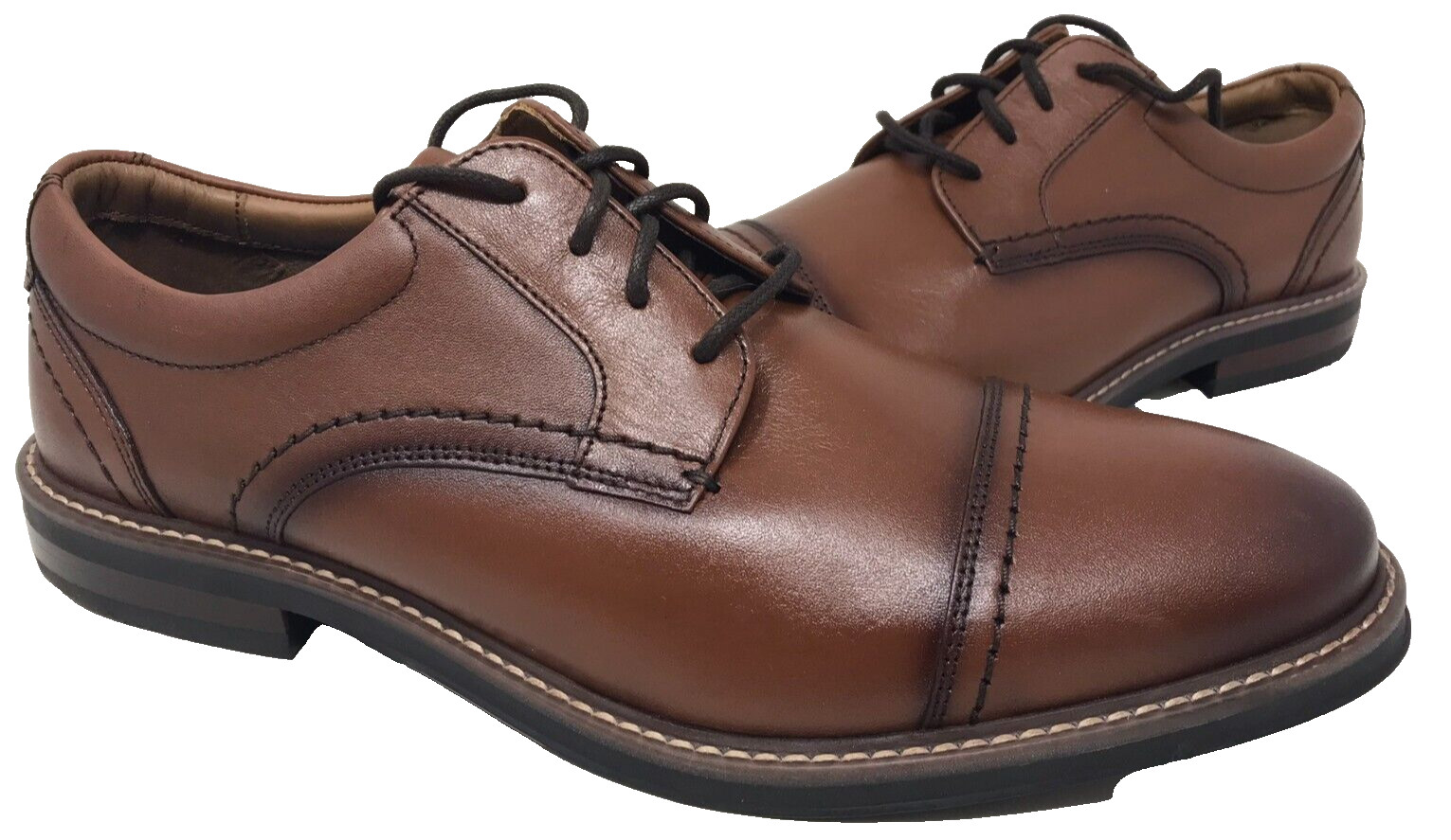 Nunn Bush Men's Westfield Classic Lace Up Dress Shoes Brown Size:10 98U