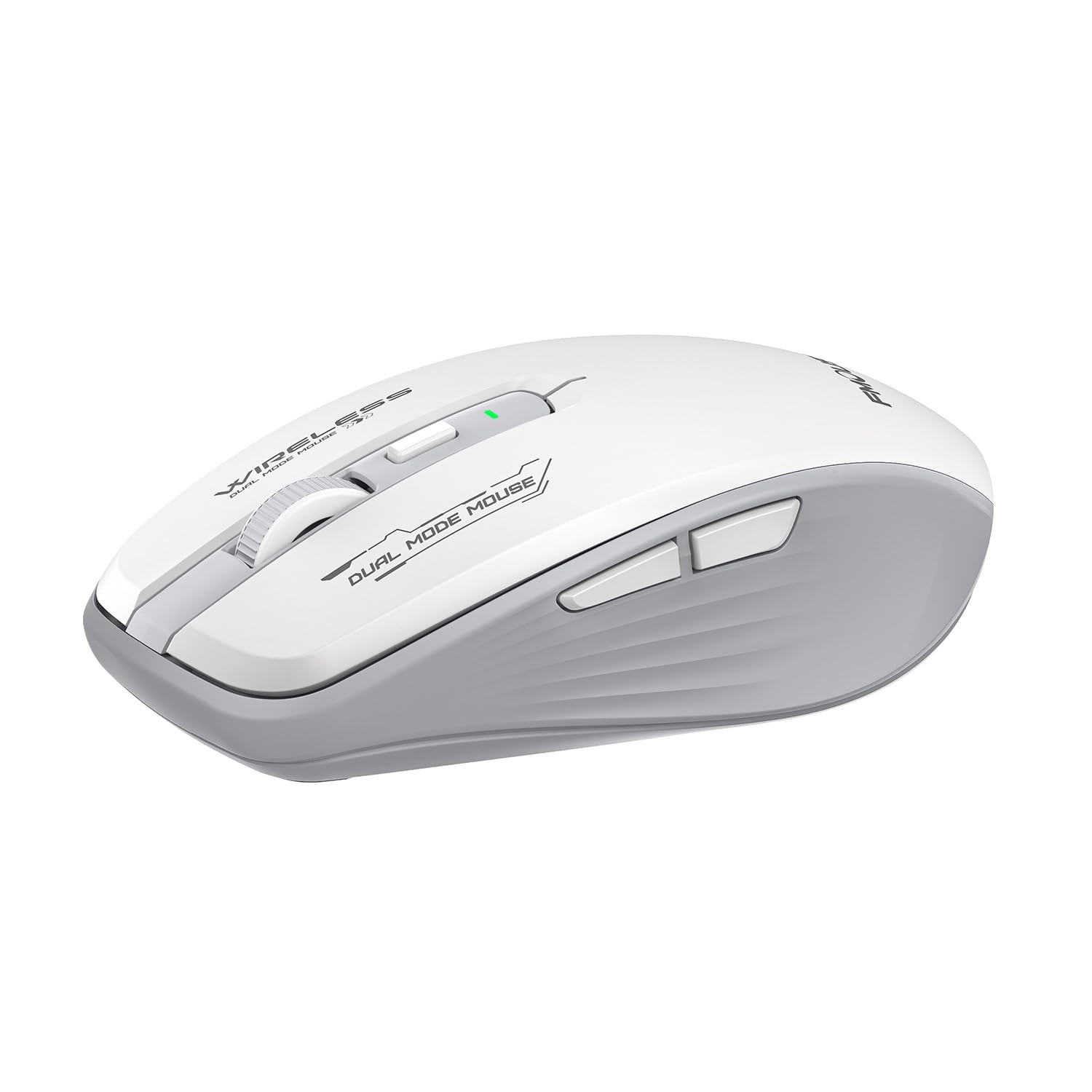 FMOUSE Wireless Mouse, Bluetooth & 2.4GHz Dual Mode, No Charging Needed (AA B...