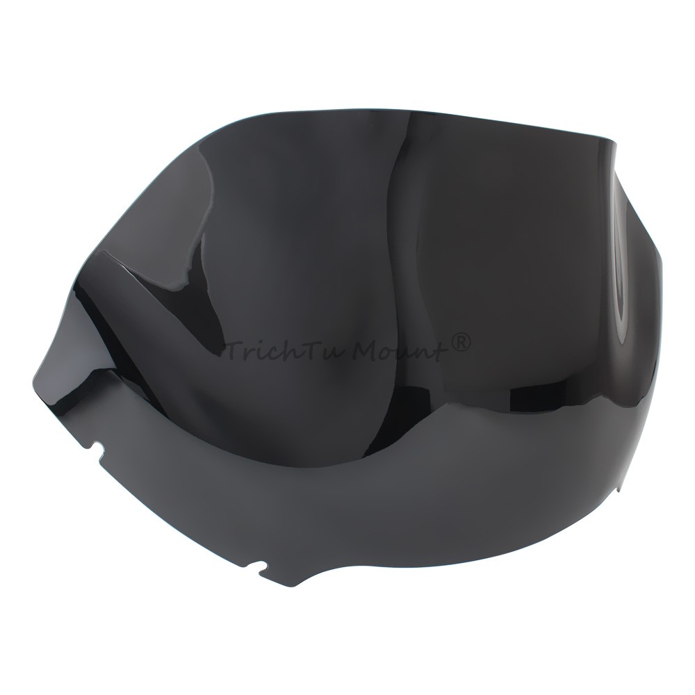 Black Wave Windshield Windscreen For Harley Road Glide FLTR FLTRX 15-2022 Black